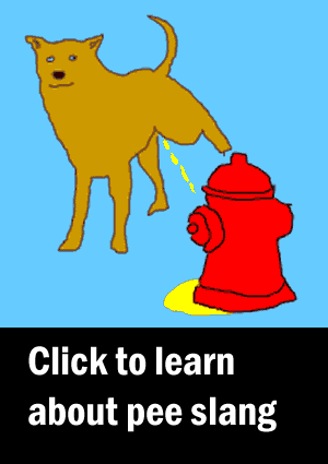peeing dog