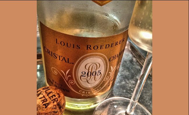 Bottle of Cristal