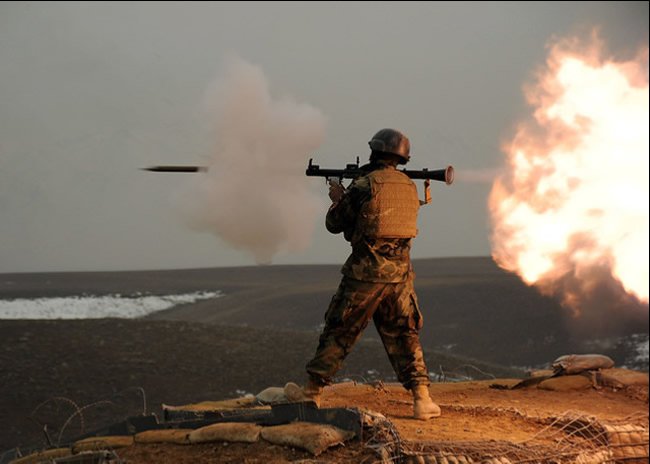 8th Commando Kandak RPG and heavy weapons training