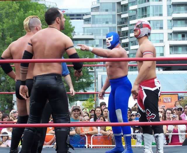 Tag Team Trash Talk, Lucha Libre - Mexican Wrestling at Harbourfront, Toronto